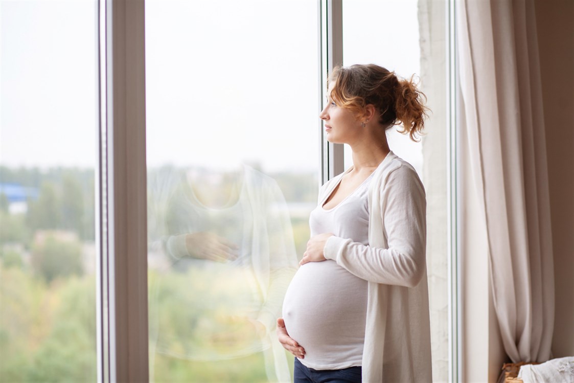 إفرازات الحامل في الشهر التاسع